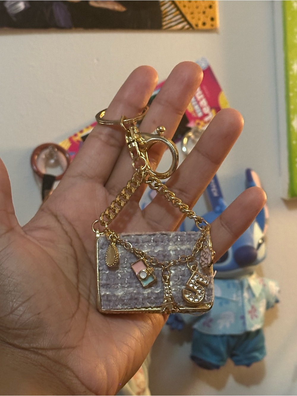 Purse keychain